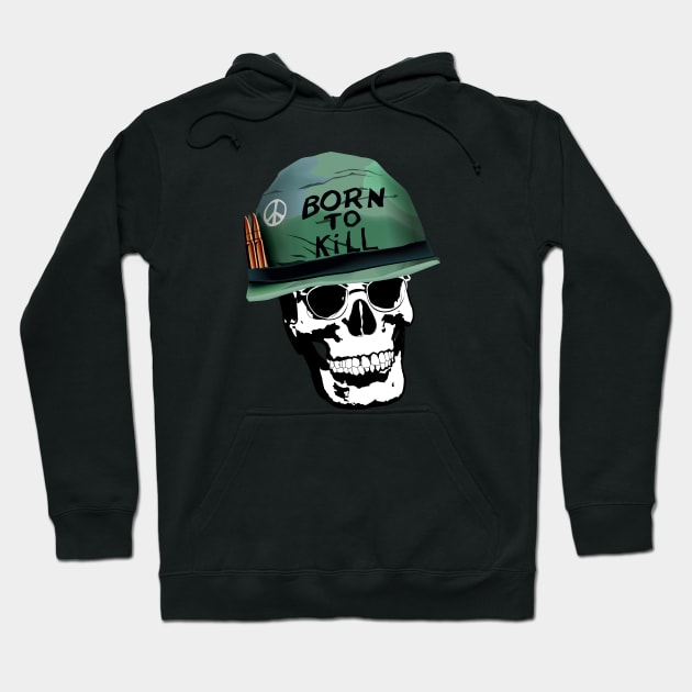 born to kill Hoodie by justduick